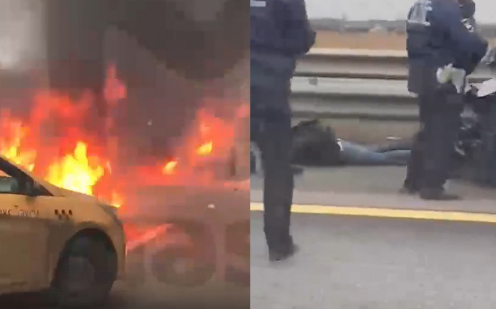 Простреленные шины, протараненные авто, ранение при задержании - так закончилась погоня за BMW в Москве
