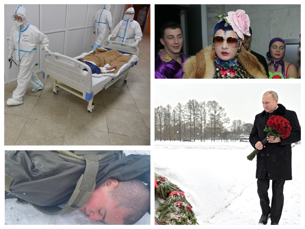 Одинокий Путин на фоне томящихся блокадников, «неприемлемая мысль» МИДа, шутинг в Украине: новости к полуночи 27 января