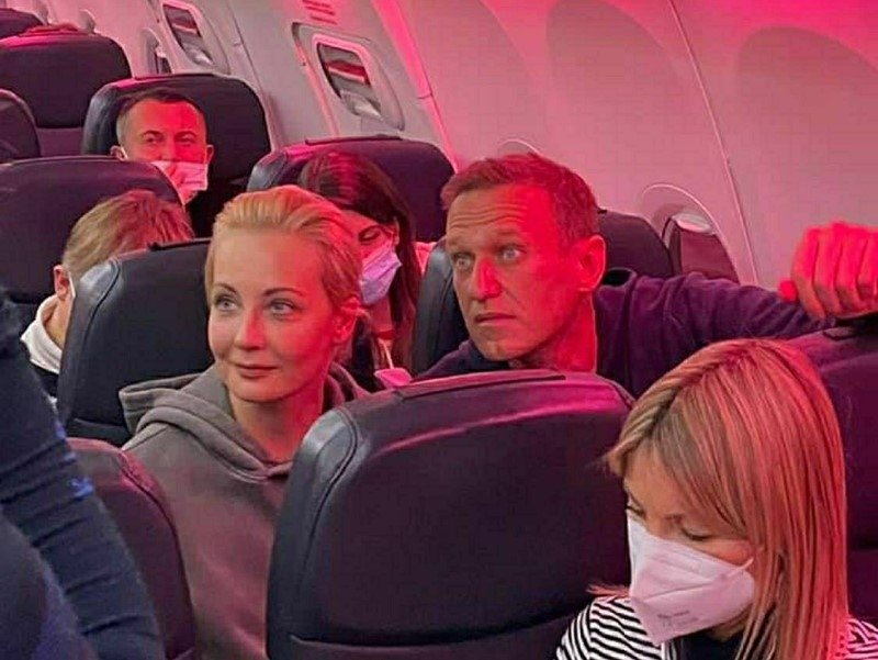 Юлия Навальная вылетела из аэропорта "Домодедово" во Франкфурт-на-Майне