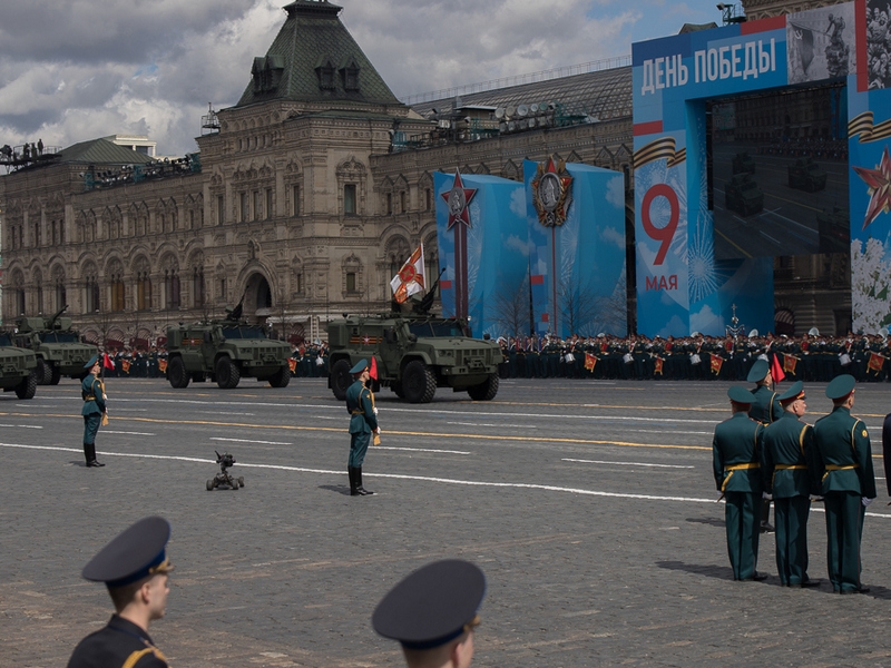 В Москве задержали людей, пытавшихся помешать репетиции парада Победы
