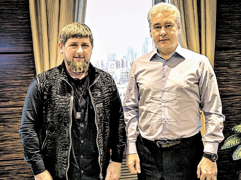 Кадыров и Собянин // фото: соцсети